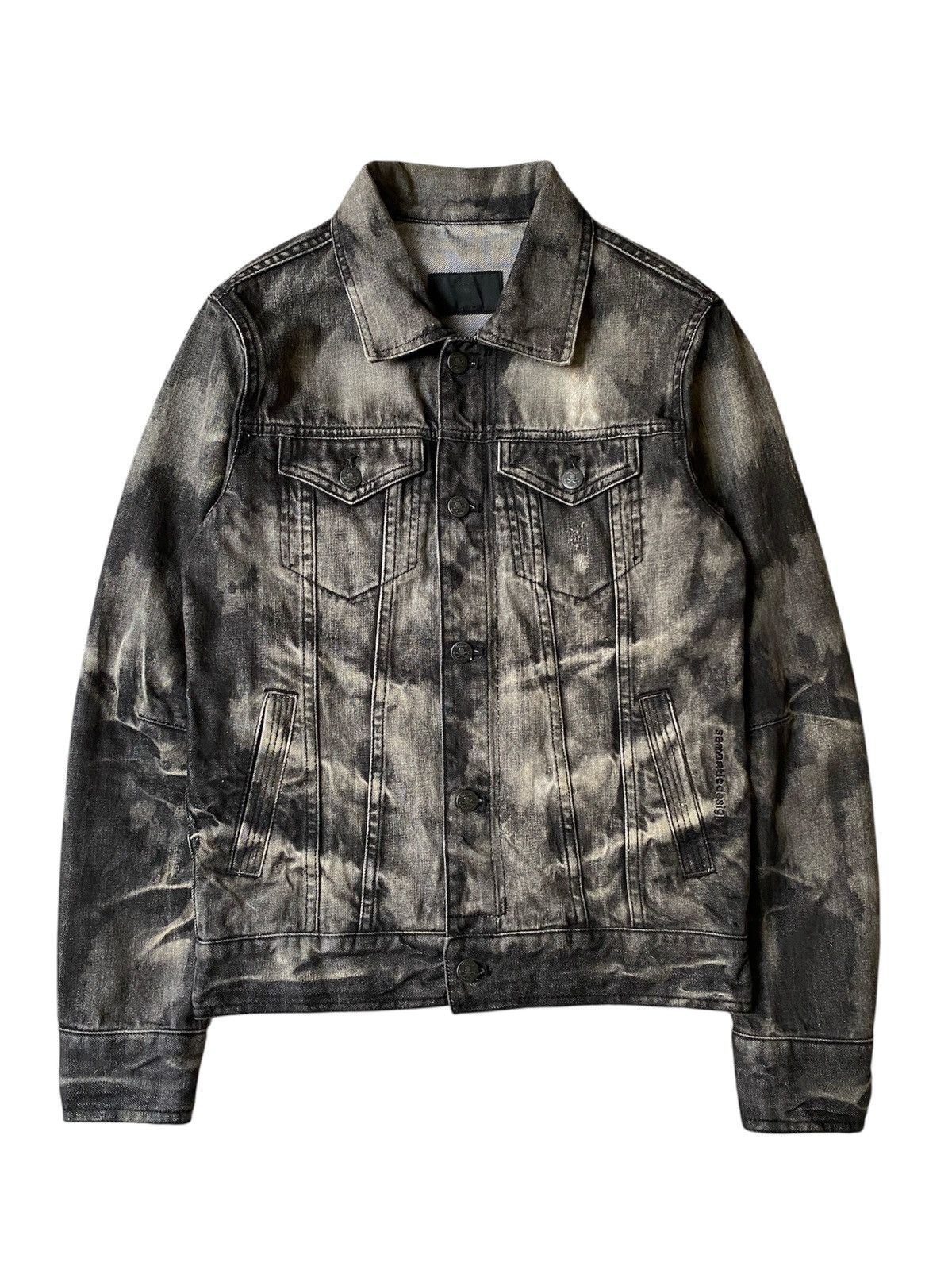 Roen Roen X Semantic Design Bleached Distressed Denim Jacket Size US M / EU 48-50 / 2 - 1 Thumbnail
