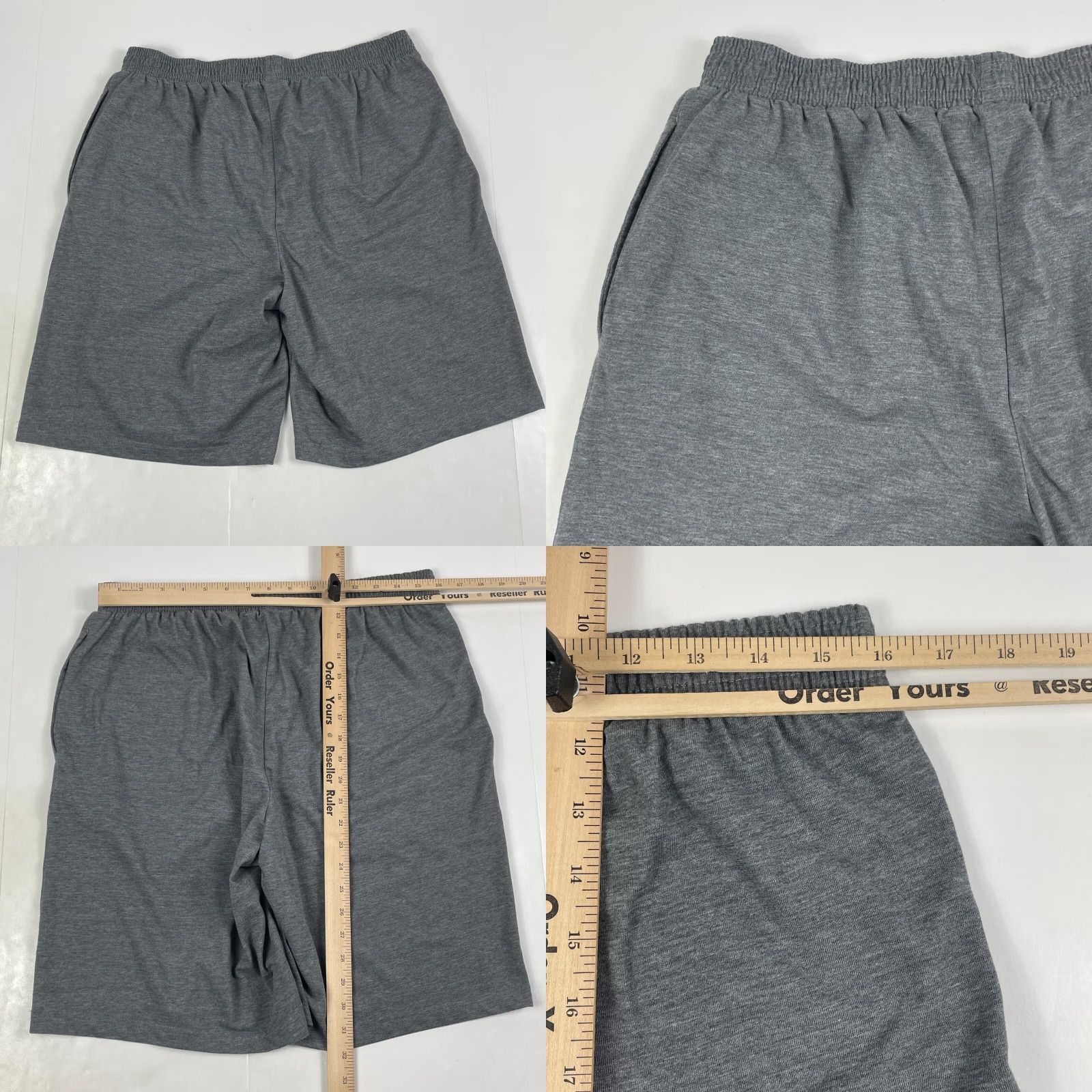 Vintage Ideology Shorts Mens Large Gray Sweat Lightweight Run Gym Workout Comfort Size US 32 / EU 48 - 8 Thumbnail