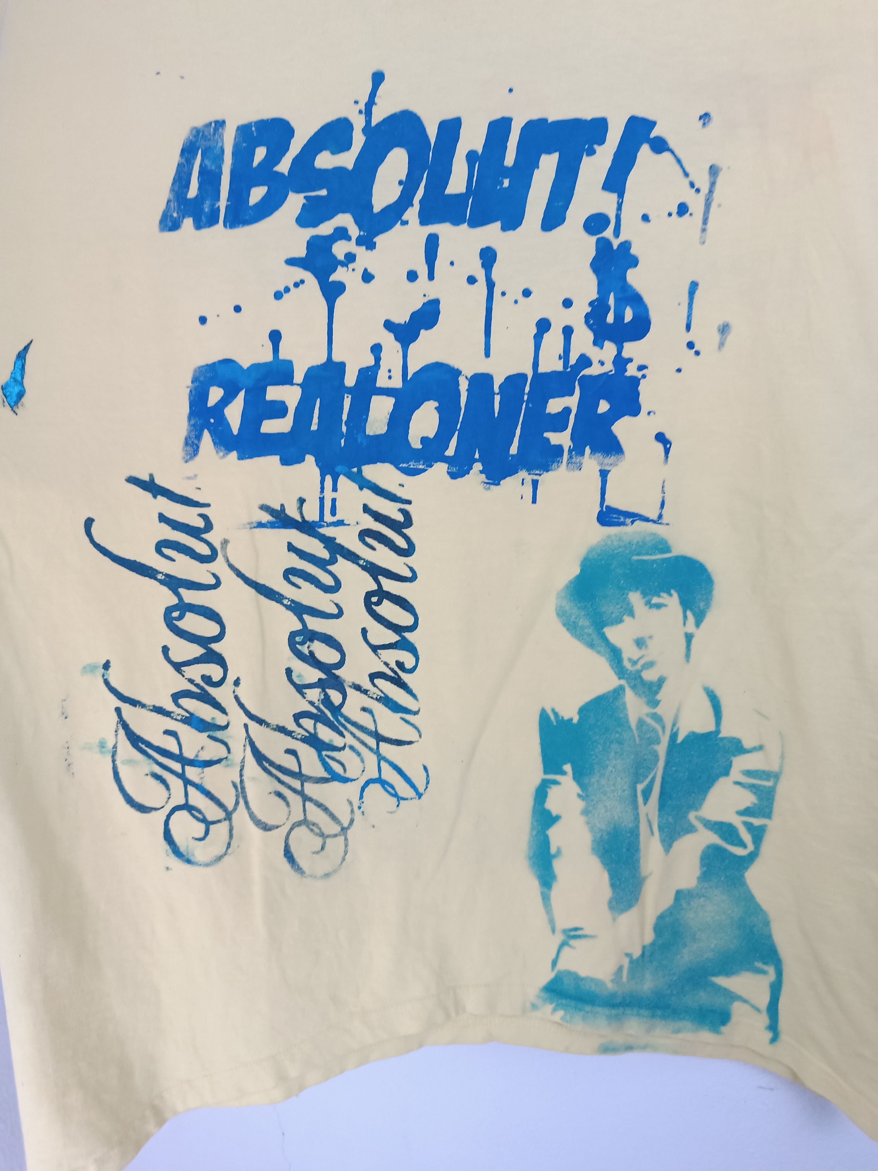 Other VINTAGE ABSOLUT! & REALONER PUNK GRUNGE ROCK TEE Size US L / EU 52-54 / 3 - 10 Thumbnail