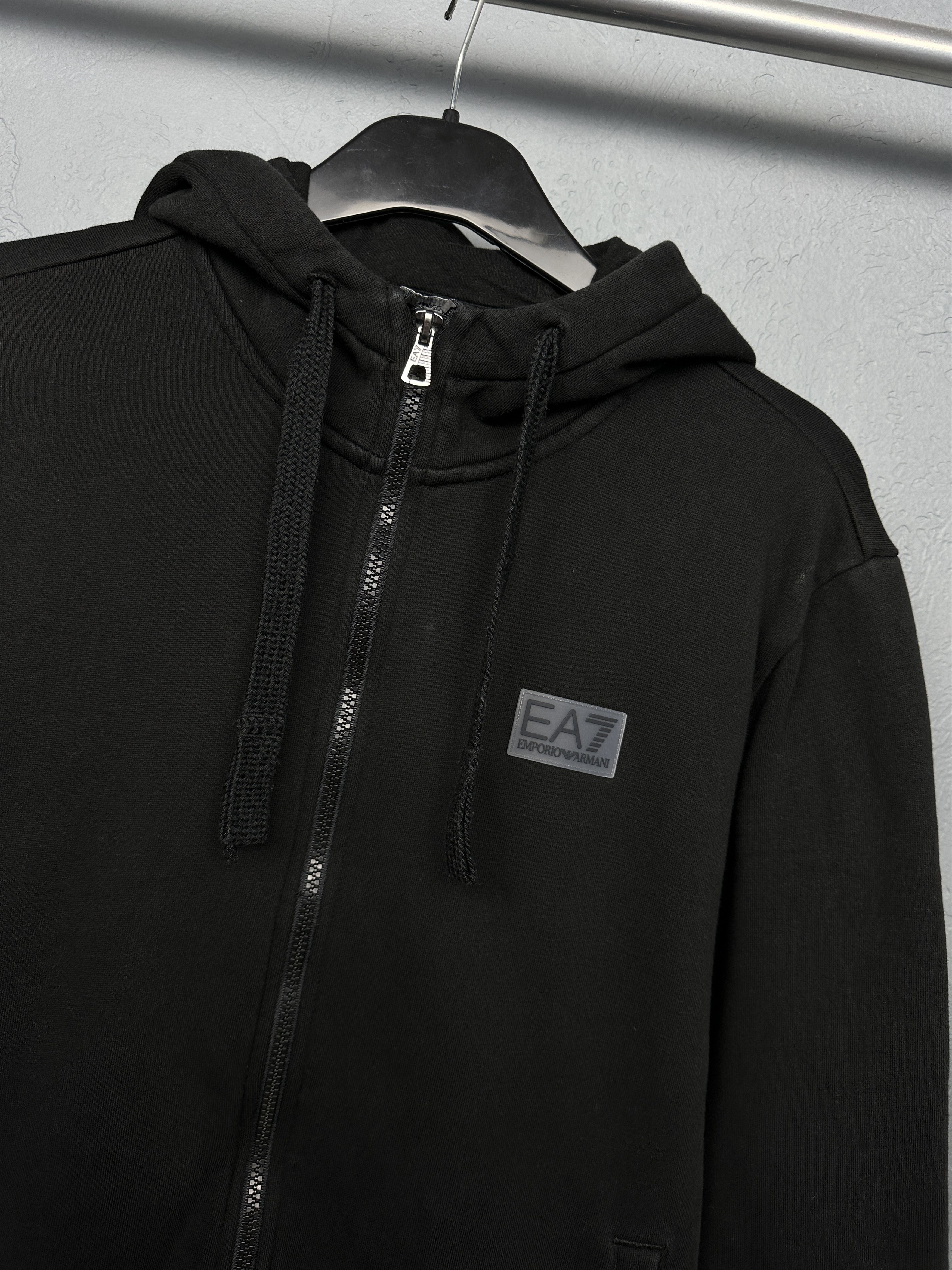 Emporio Armani Emporio Armani Mens Full Zip Hoodie Size US M / EU 48-50 / 2 - 2 Thumbnail