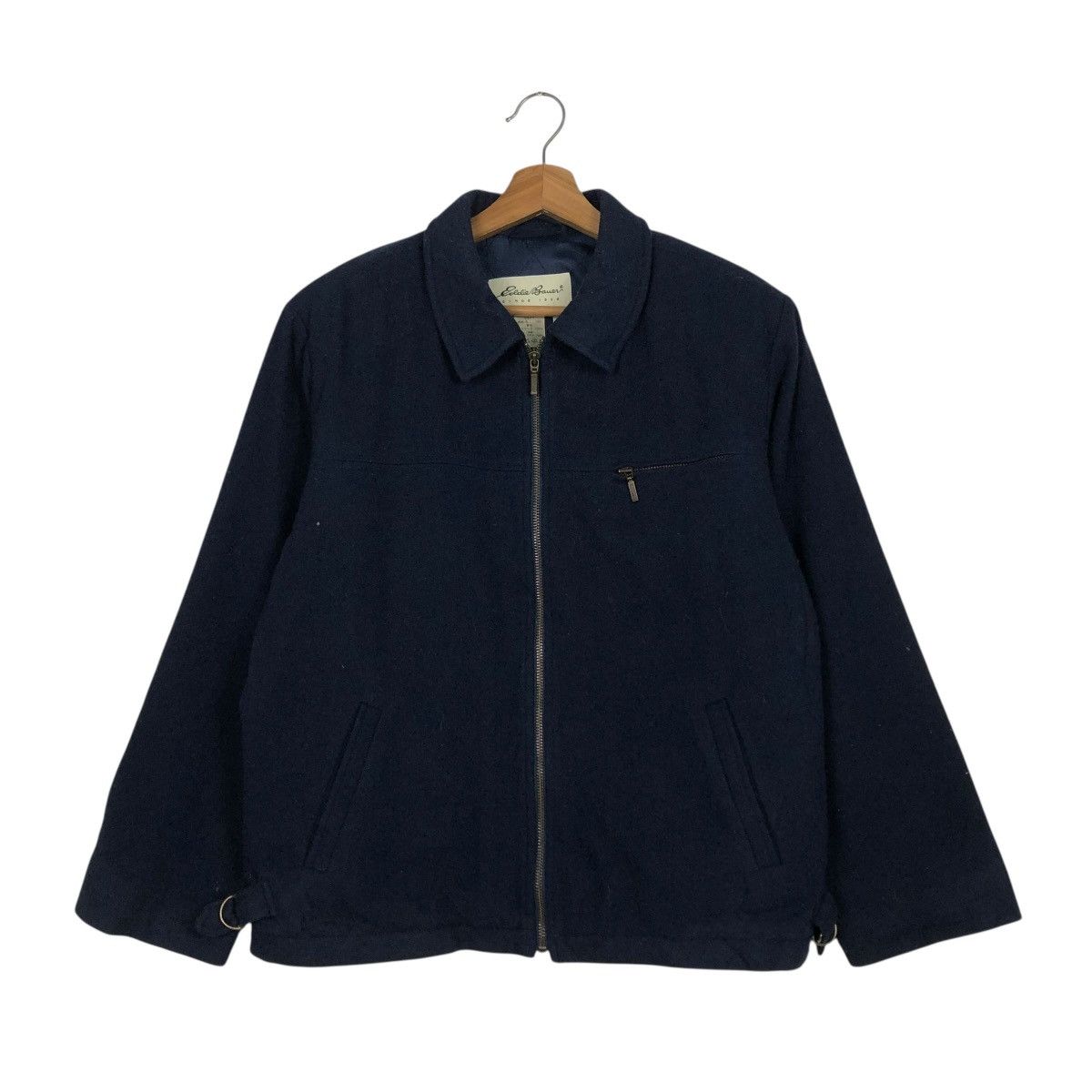 Vintage 🔥VINTAGE ZIPPER WOOL CROPPED JACKET EDDIE BAUER ISSEY MIYAKE Size S / US 4 / IT 40 - 3 Thumbnail