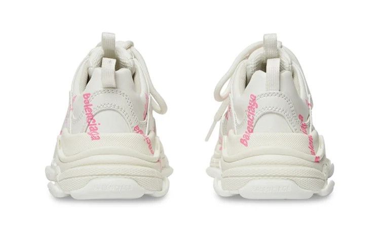 Balenciaga oc11z1125 KIDS Size: 26 / Triple S Logotype Sneakers White Size US 4 / IT 34 - 5 Thumbnail