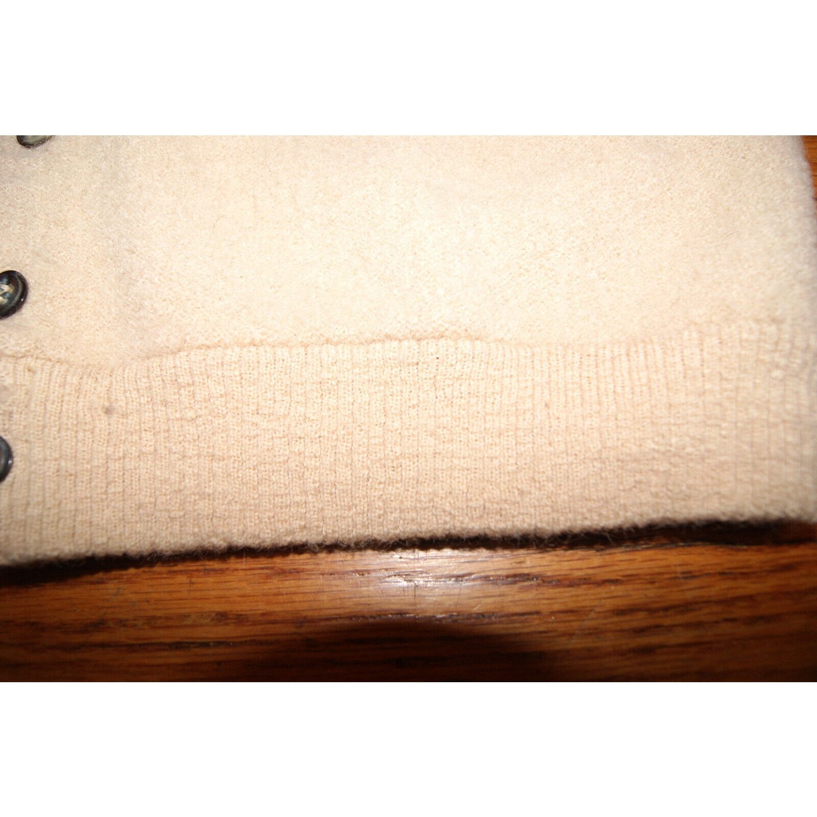Other VTG 60s Arnold Palmer Alpaca Wool Cardigan Sweater L Holes Size US L / EU 52-54 / 3 - 8 Thumbnail