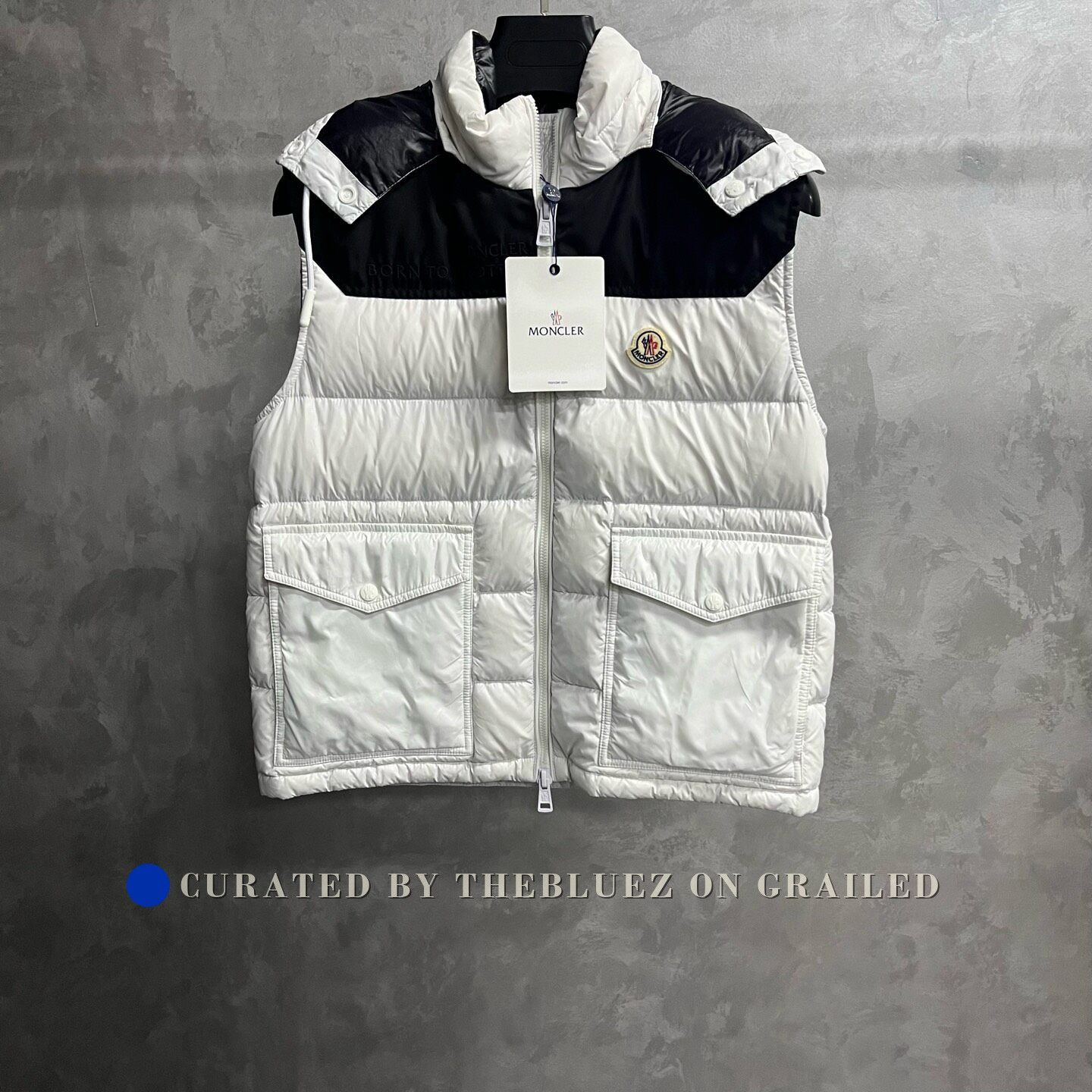 Moncler Moncler Hooded Spliced Vest Size M / US 6-8 / IT 42-44 - 1 Thumbnail