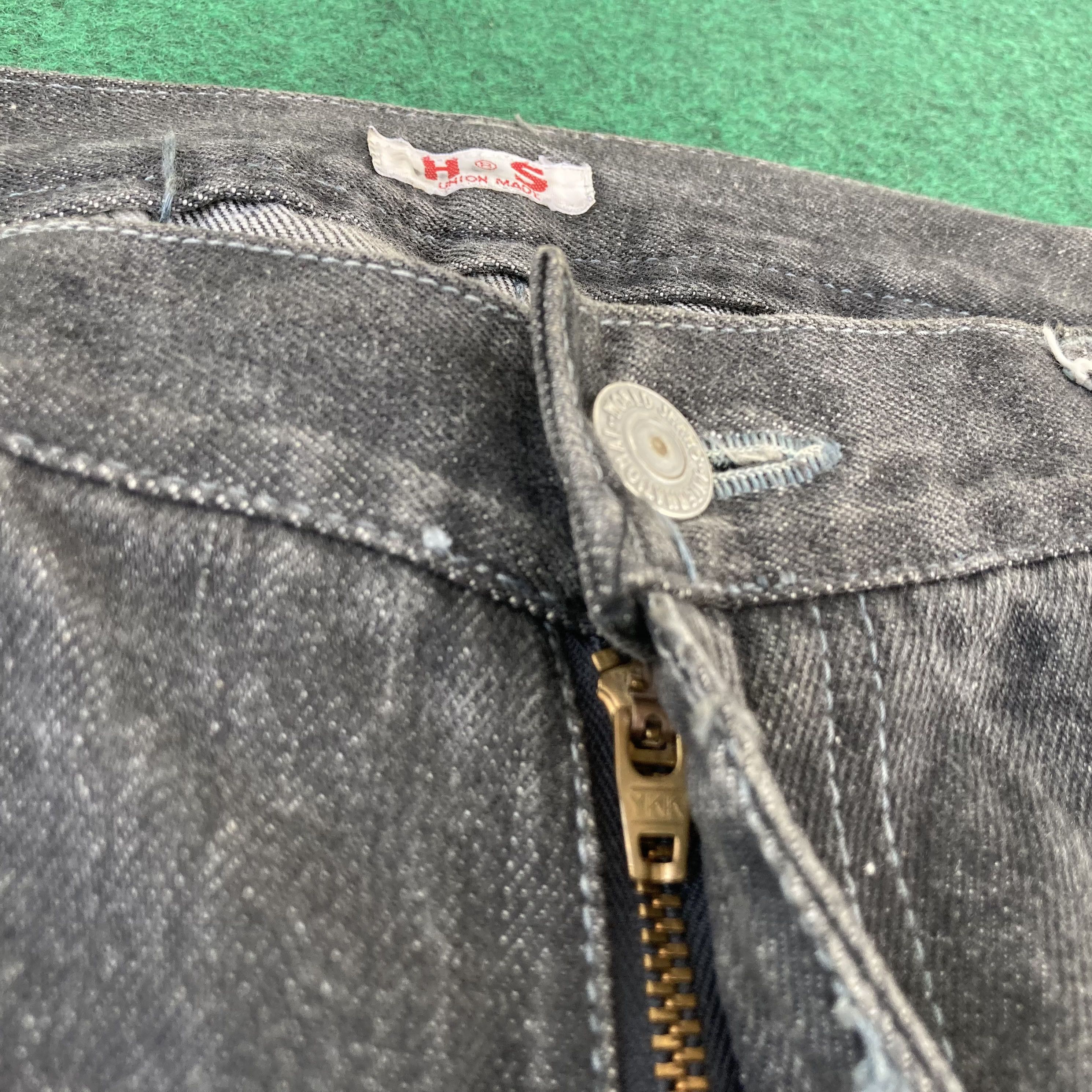 Japanese Brand Vtg HS Union Made Japan Cargo Pants Zipper Jeans Size US 31 - 5 Thumbnail