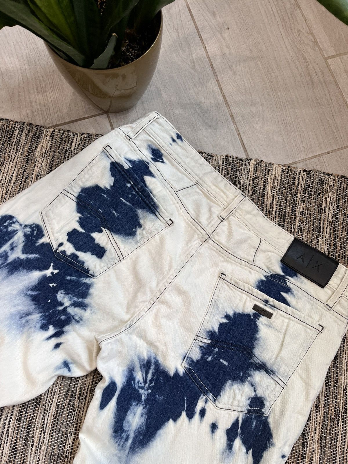 Armani Exchange × Designer Hype Armani Exchange skinny jeans j14 tiy dye style denim Size US 34 / EU 50 - 14 Thumbnail