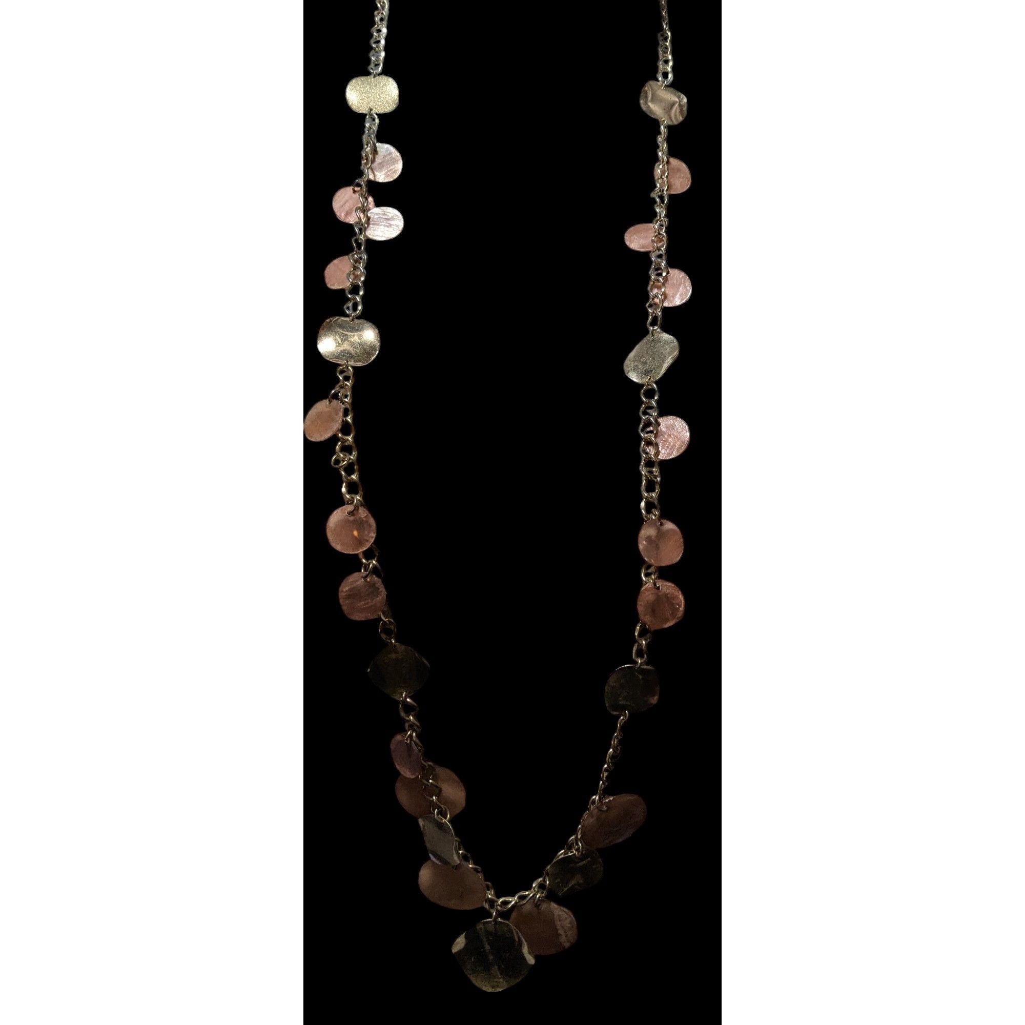 Other Retro Y2K Gold Shell Disc Charm Necklace Size ONE SIZE - 2 Thumbnail