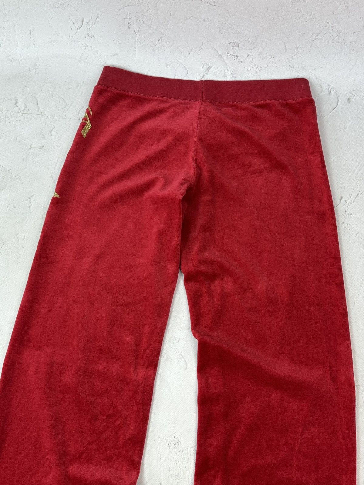 Juicy Couture Vintage Juicy Couture Velour Burgundy Pants Size 30" / US 8 / IT 44 - 8 Thumbnail