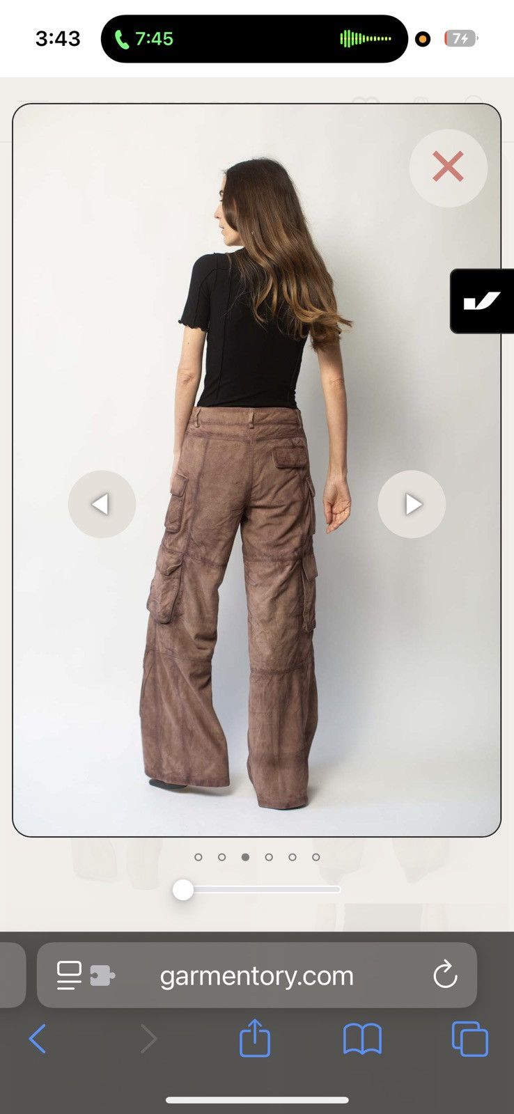 Deadwood Deadwood Prowess Cargo Pant in Brown DEADWOOD Size 25" / US 0 / IT 36 - 4 Thumbnail