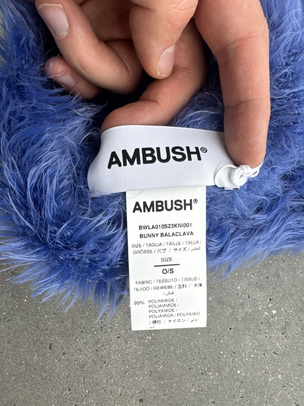 Ambush Design AMBUSH Autumn Winter 2023 BUNNY BALACLAVA HYPE STREETWEAR Size ONE SIZE - 6 Thumbnail