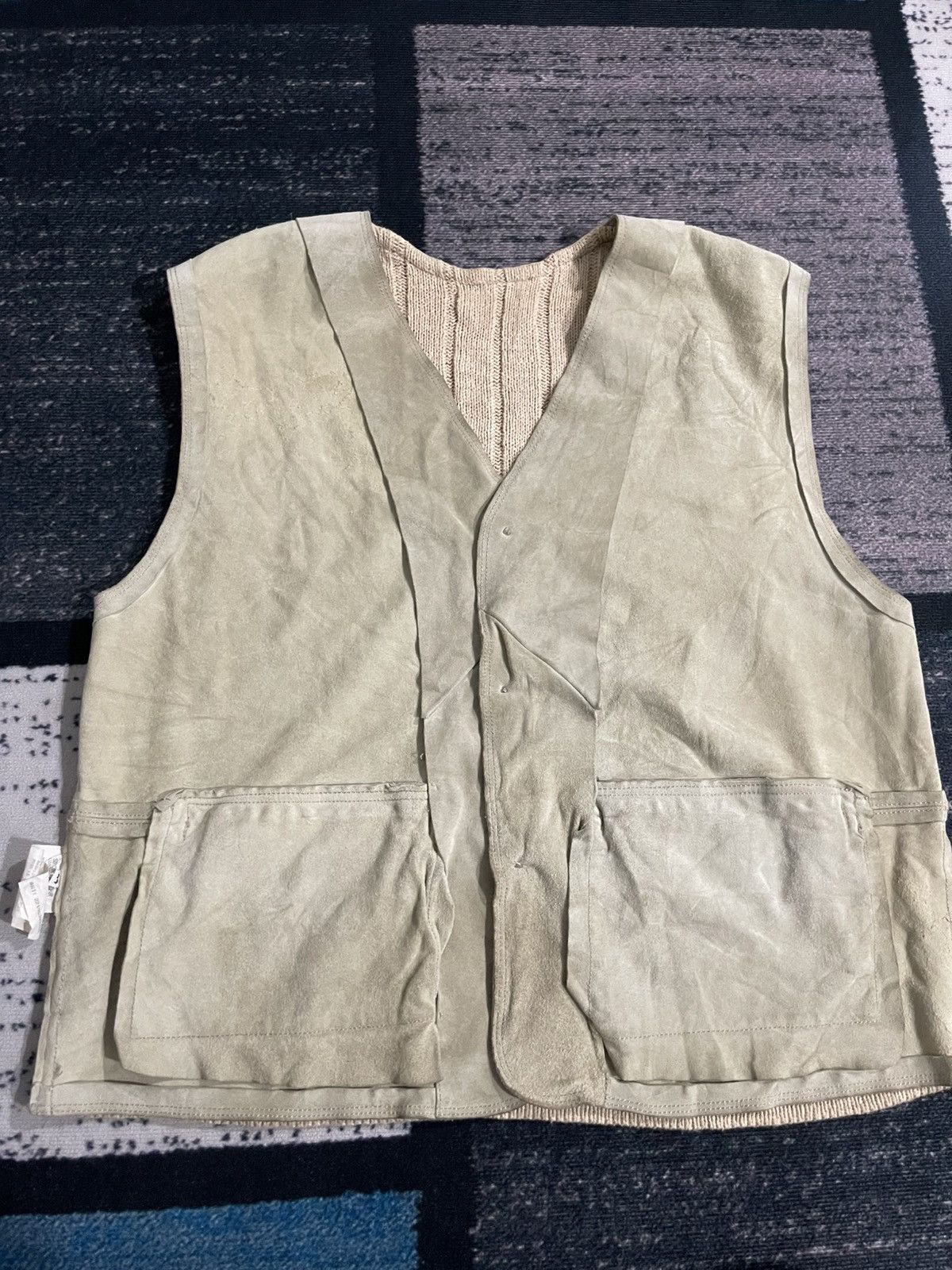 Boneville Vintage Boneville Cp Company Leather Knit Size US L / EU 52-54 / 3 - 16 Thumbnail