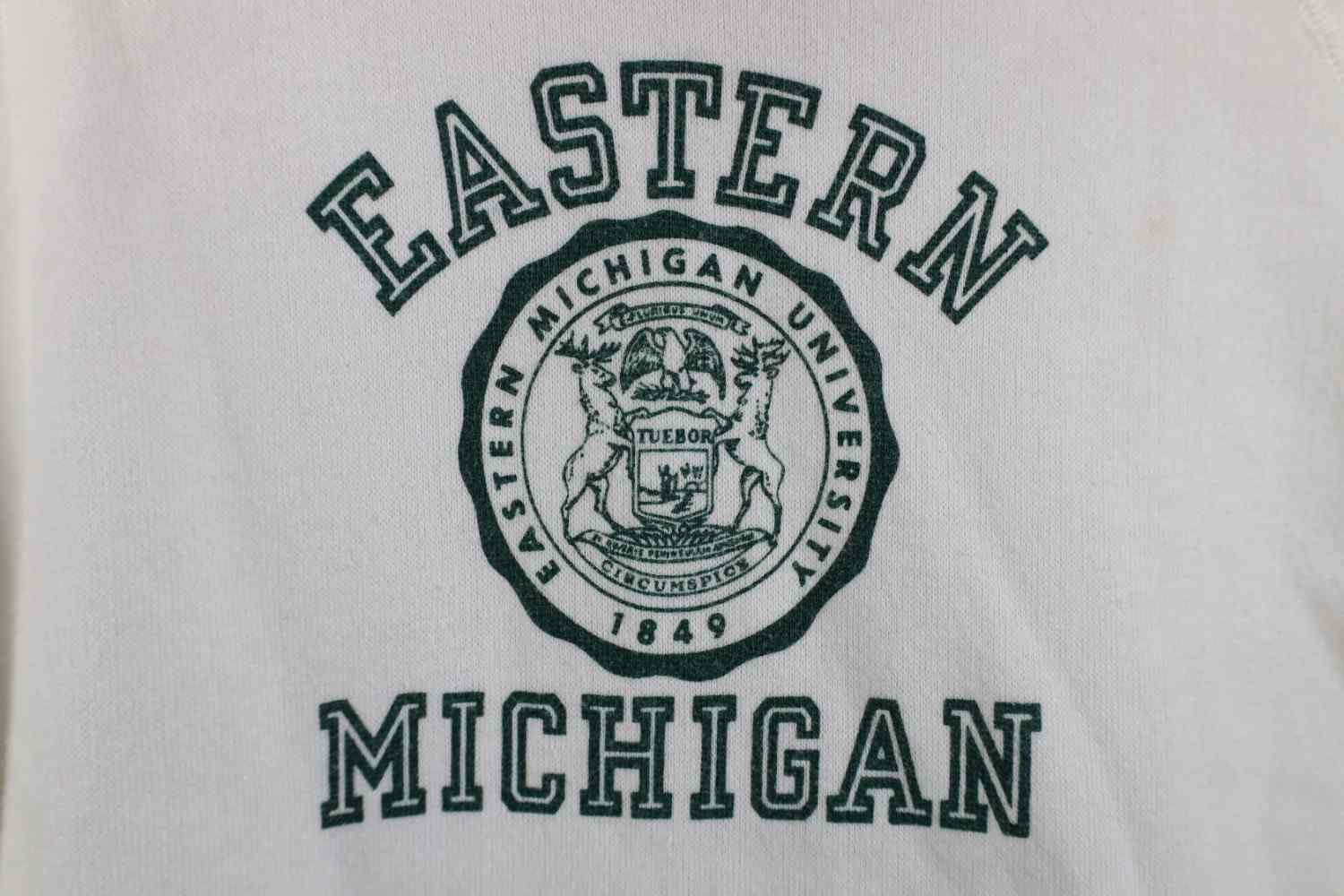 Champion Vintage 80s Champion Michigan University Hoodie Sweatshirt Size M / US 6-8 / IT 42-44 - 4 Thumbnail