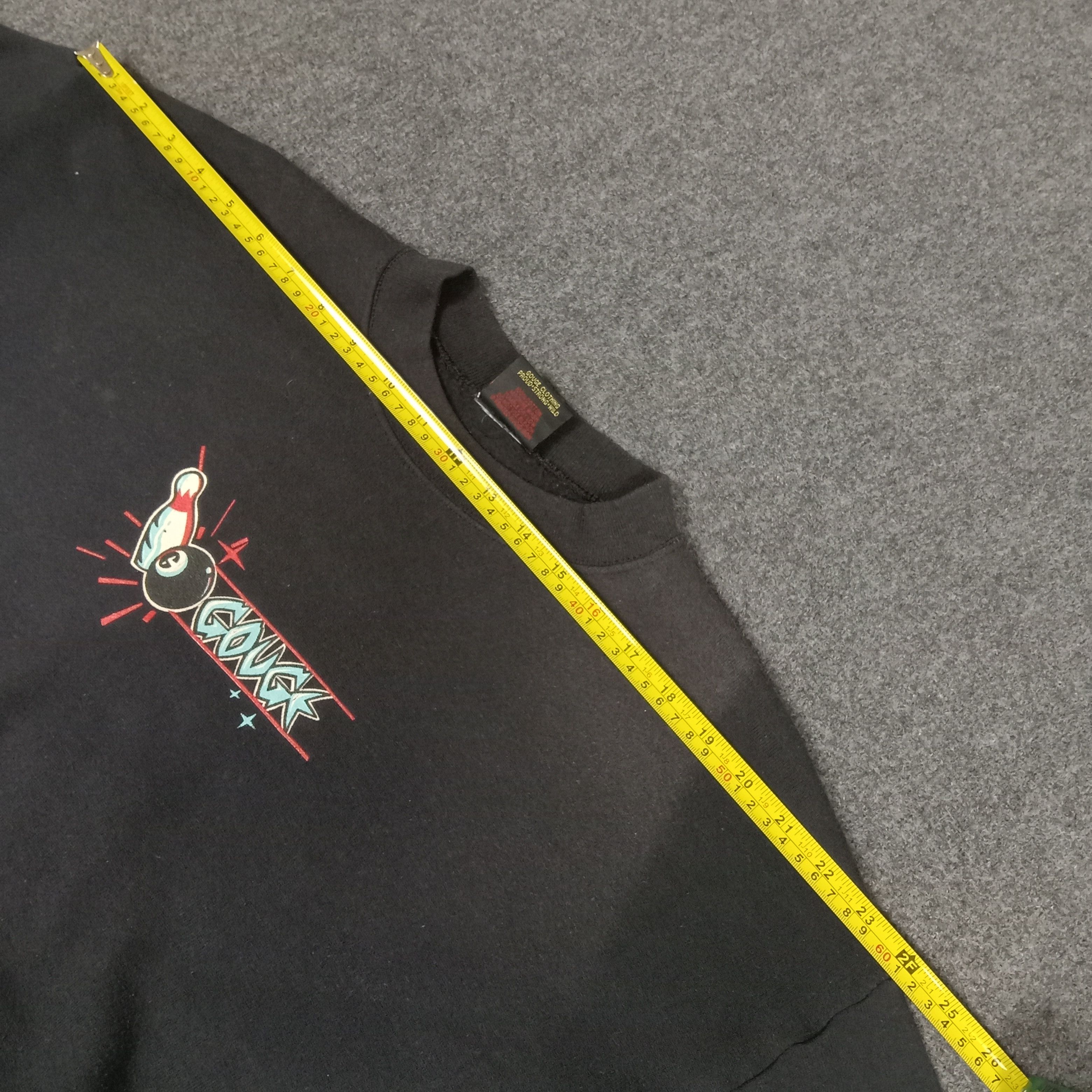 Vintage Gouge Streetwear Style Bowling Design Sweatshirt Size US L / EU 52-54 / 3 - 7 Thumbnail