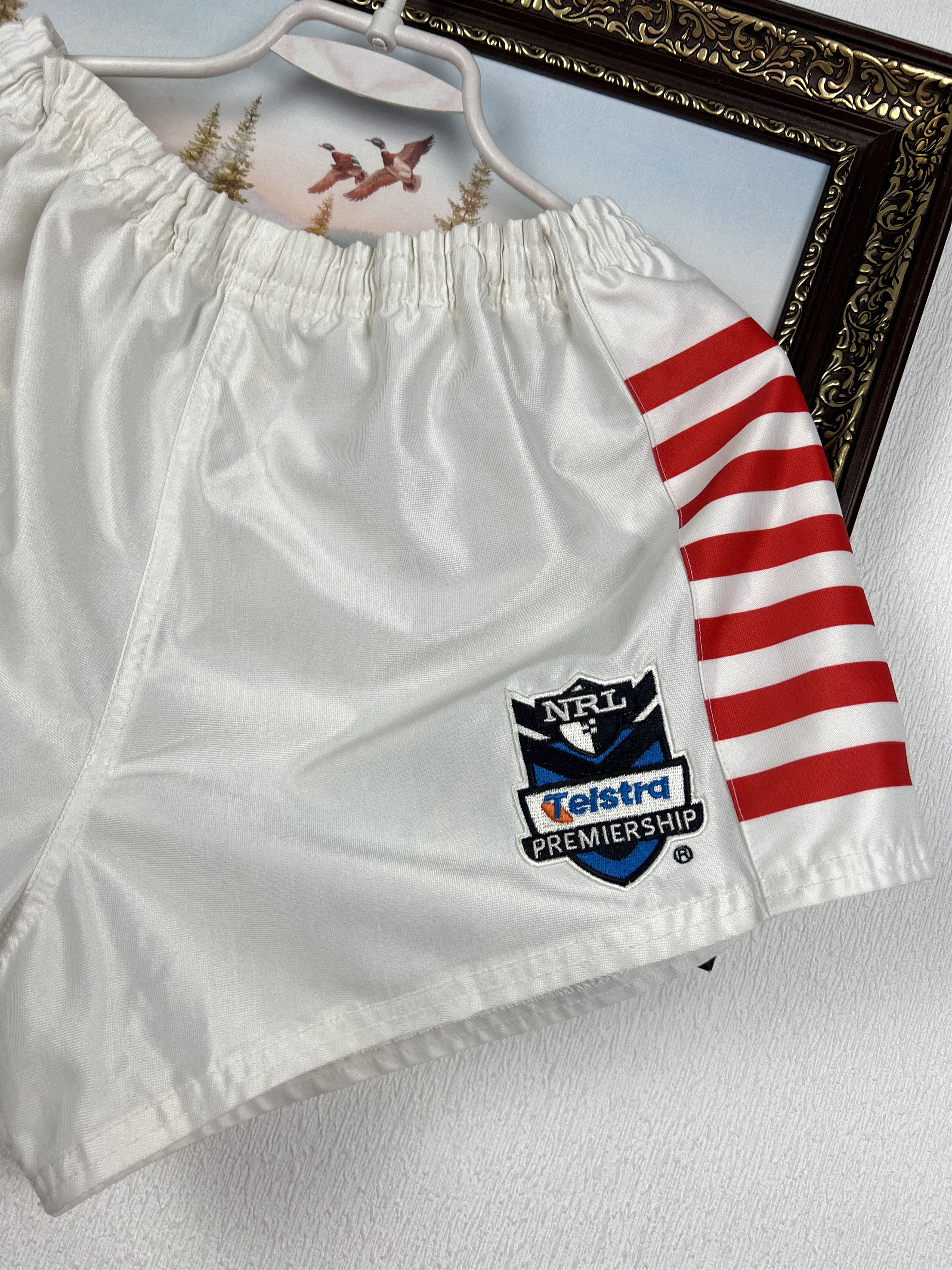 Adidas Vintage Adidas St George Illawarra Dragons NRL Shorts Rugby Size US 36 / EU 52 - 2 Thumbnail
