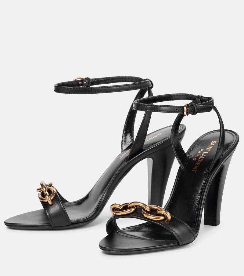 Saint Laurent Paris New Saint Laurent Le Maillon women sandals IT 38/ US 8/ UK 5 Size US 8 / IT 38 - 1 Thumbnail