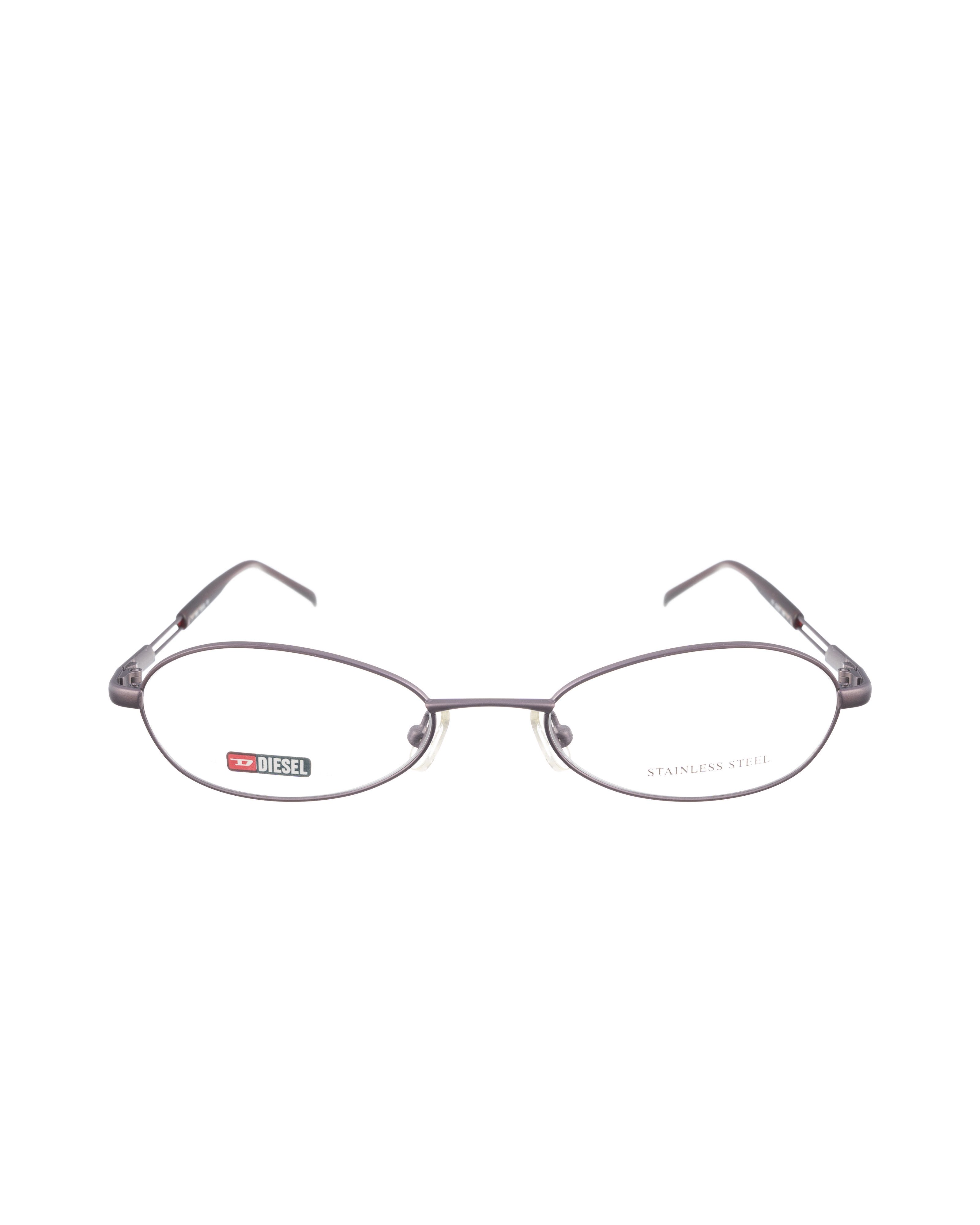 Diesel Diesel 90s Thin Brown Metallic Oval Glasses Size ONE SIZE - 2 Thumbnail