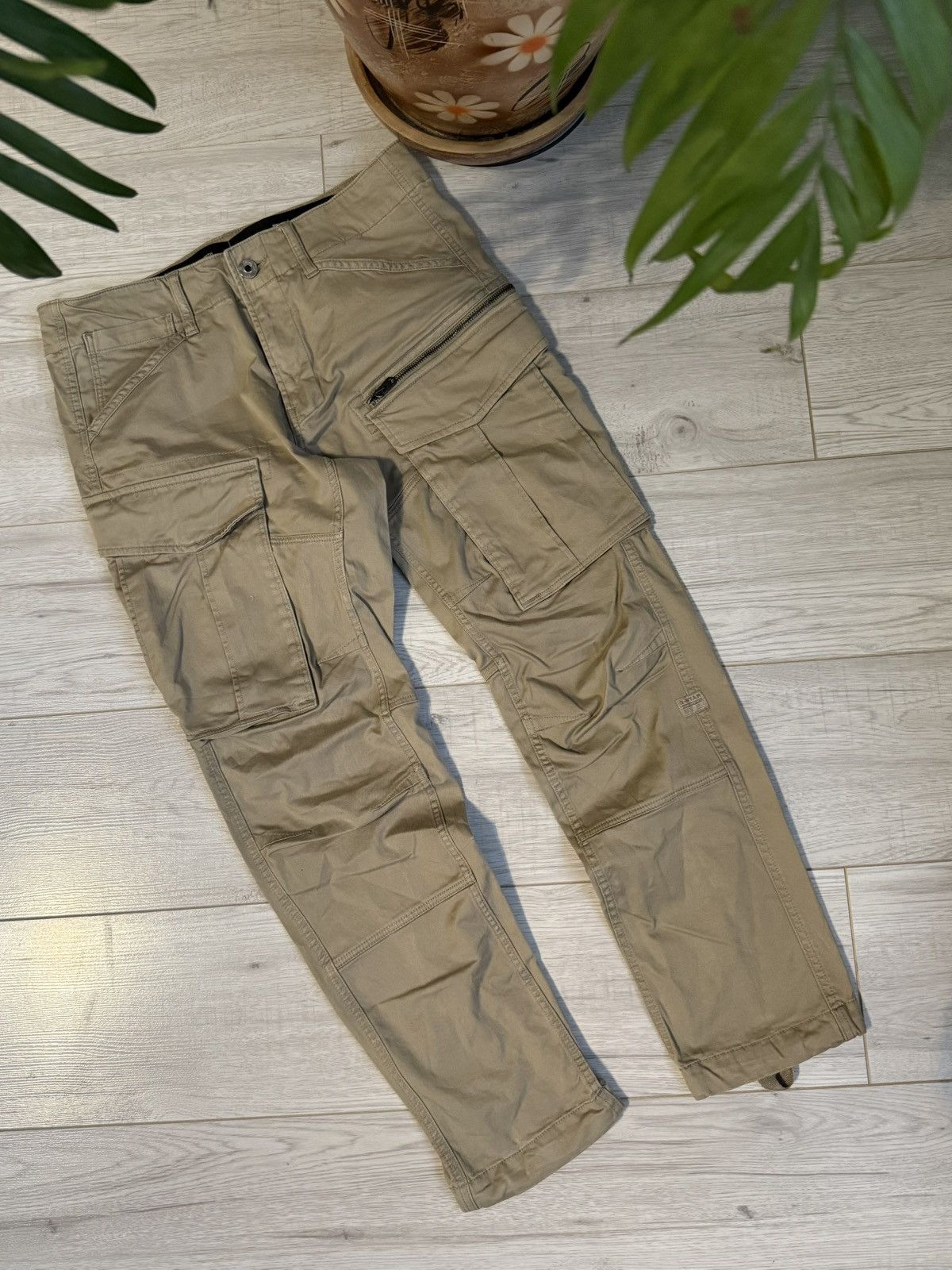 G-Star Vintage G Star Raw cargo double knee pants Size US 32 / EU 48 - 1 Thumbnail