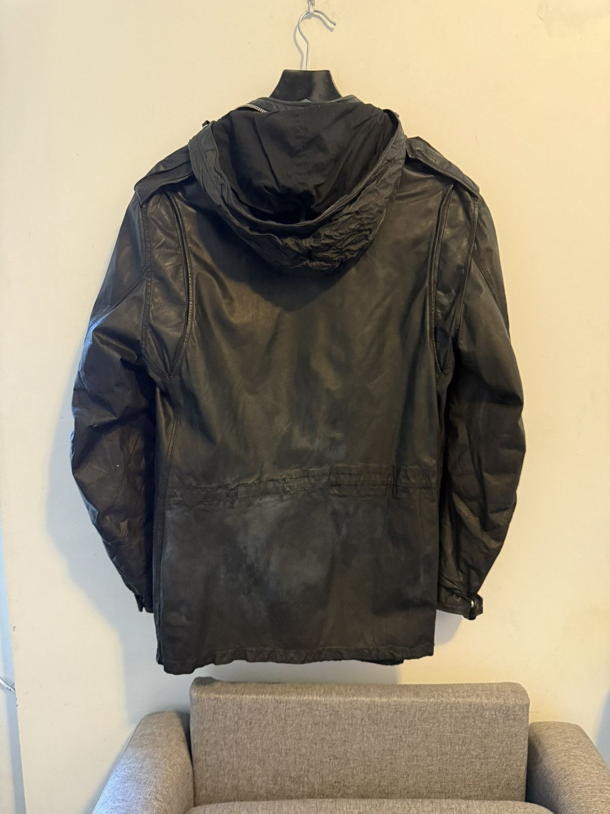 Balmain Balmain SS10 decarnin M65 leather jacket Size US L / EU 52-54 / 3 - 2 Thumbnail