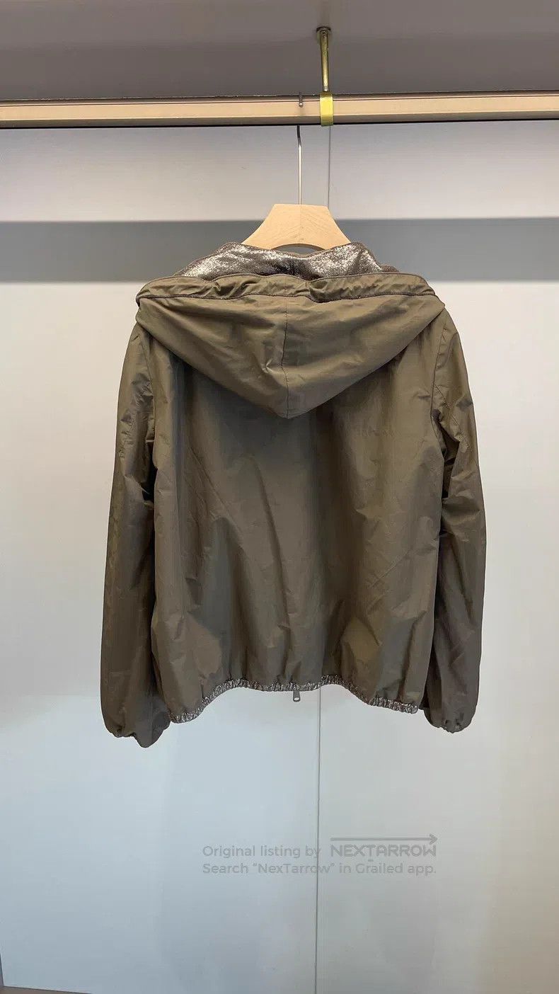 Brunello Cucinelli Brunello Cucinelli Two-Sided Hooded Jacket Size M / US 6-8 / IT 42-44 - 4 Thumbnail