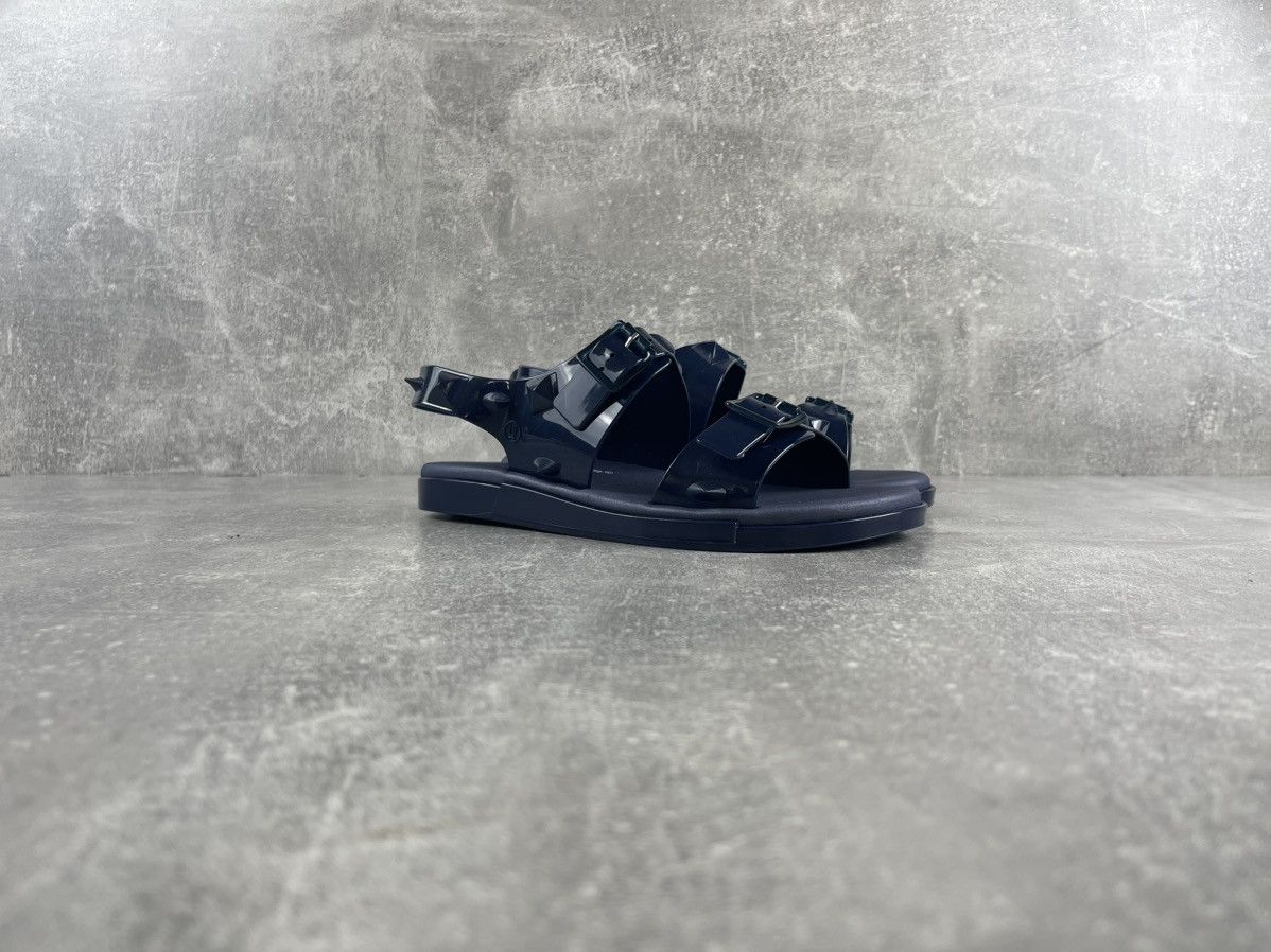 Jun Takahashi × Melissa × Undercover Melisa Undercover Jun Takahashi Avant Garde Leather Sandals Size US 7 / IT 37 - 2 Thumbnail