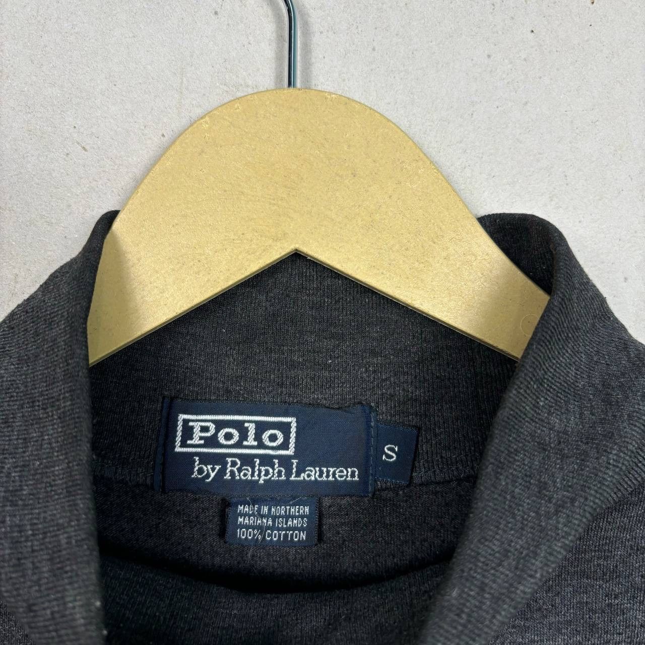 Polo Ralph Lauren Vintage Polo Ralph Lauren Mock Neck Gray S 90s Y2K Knit Size US S / EU 44-46 / 1 - 6 Thumbnail