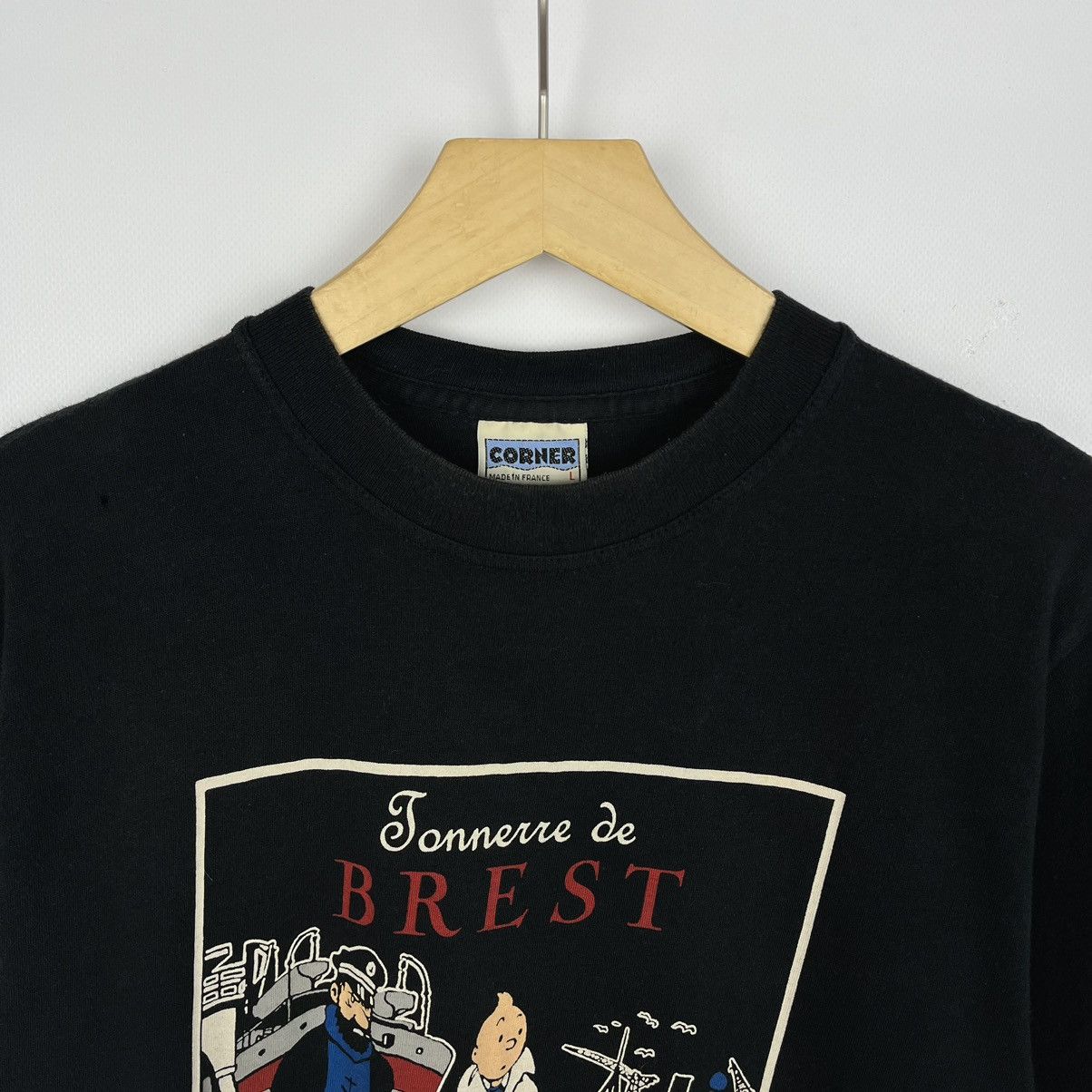 Cartoon Network Vintage Tin Tin Adventures cartoon rare tee 1993 Size US M / EU 48-50 / 2 - 5 Thumbnail