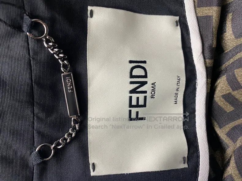 Fendi Fendi Black monogram trench coat Size M / US 6-8 / IT 42-44 - 6 Thumbnail