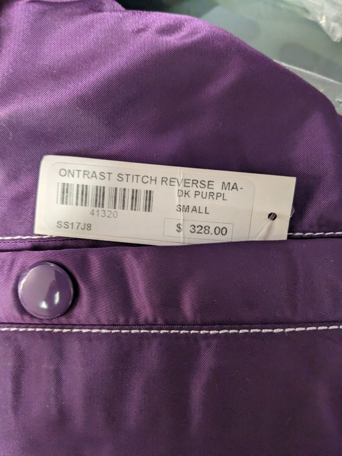 Supreme SS17 SUPREME CONTRAST STITCH REVERSIBLE MA-1 JACKET PURPLE Size US S / EU 44-46 / 1 - 5 Thumbnail