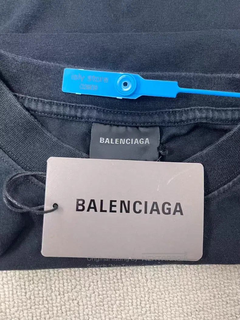 Balenciaga Balenciaga Logo Printed Plain Knit Short Sleeve Size XS / US 0-2 / IT 36-38 - 5 Thumbnail