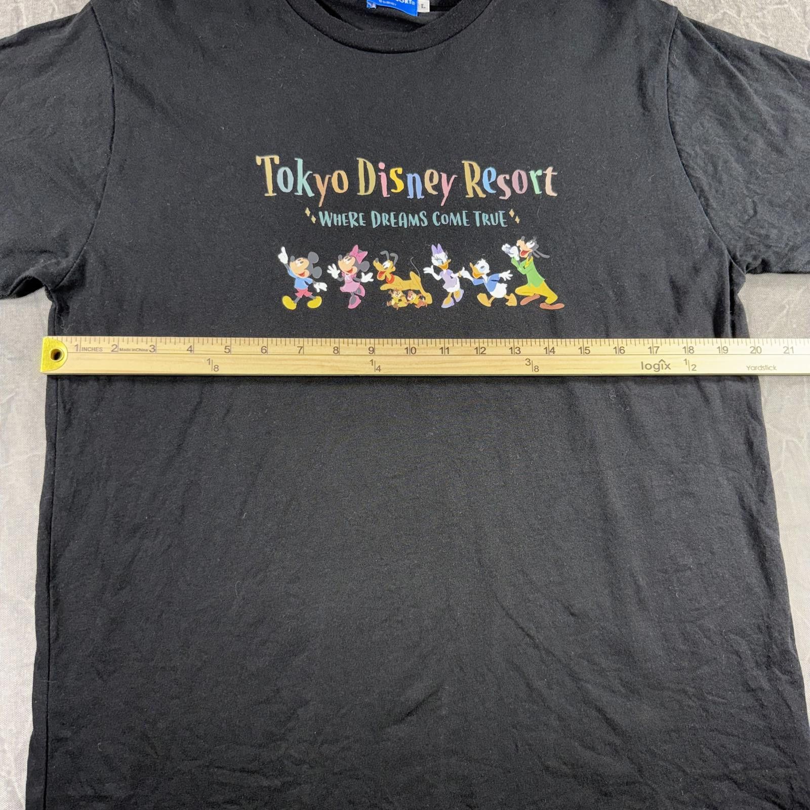 Disney Disney Shirt Unisex L Black Tokyo Size ONE SIZE - 4 Thumbnail