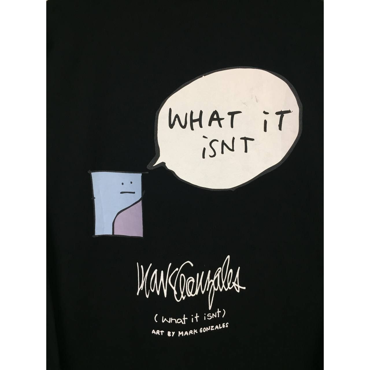 Vintage Mark Gonzales What It Isnt Long Sleeve Skate Tee Size US M / EU 48-50 / 2 - 4 Thumbnail