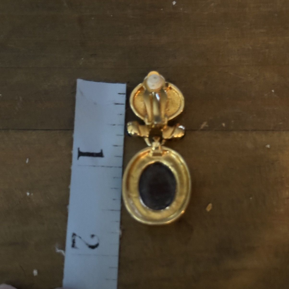 Givenchy Givenchy gold tone Lapis Carnelian scarab dangle earrings Size ONE SIZE - 2 Thumbnail