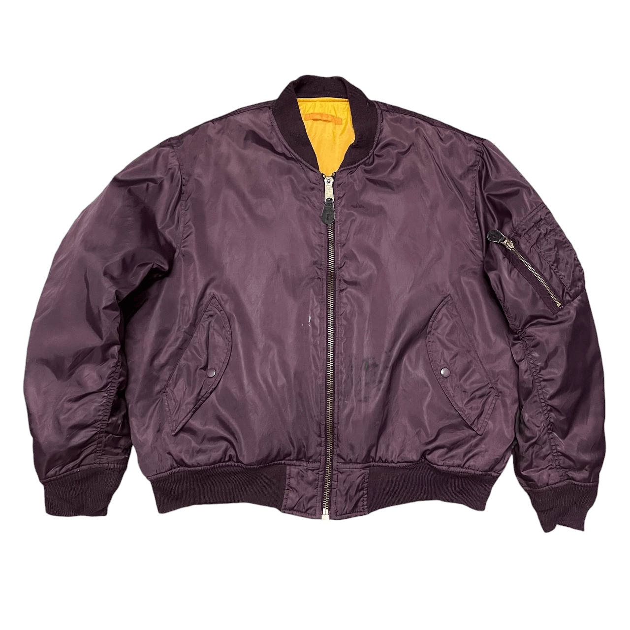 Vintage Vintage Turkey Bear Ma 1 Bomber Jacket Reversible Size US XL / EU 56 / 4 - 1 Thumbnail