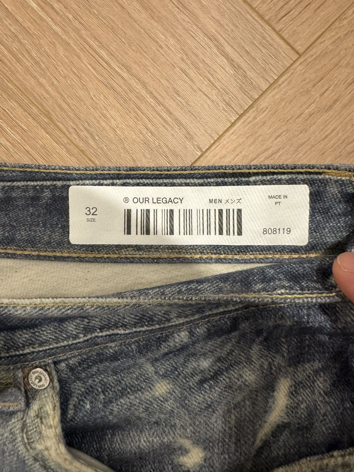 Our Legacy Our Legacy Third cut digital denim Size US 32 / EU 48 - 3 Thumbnail