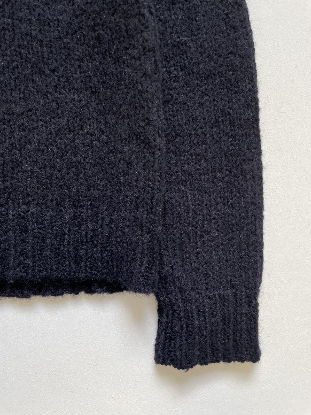 Dries Van Noten Cropped ‘Modular Panel’ Alpaca Sweater Size US M / EU 48-50 / 2 - 14 Thumbnail