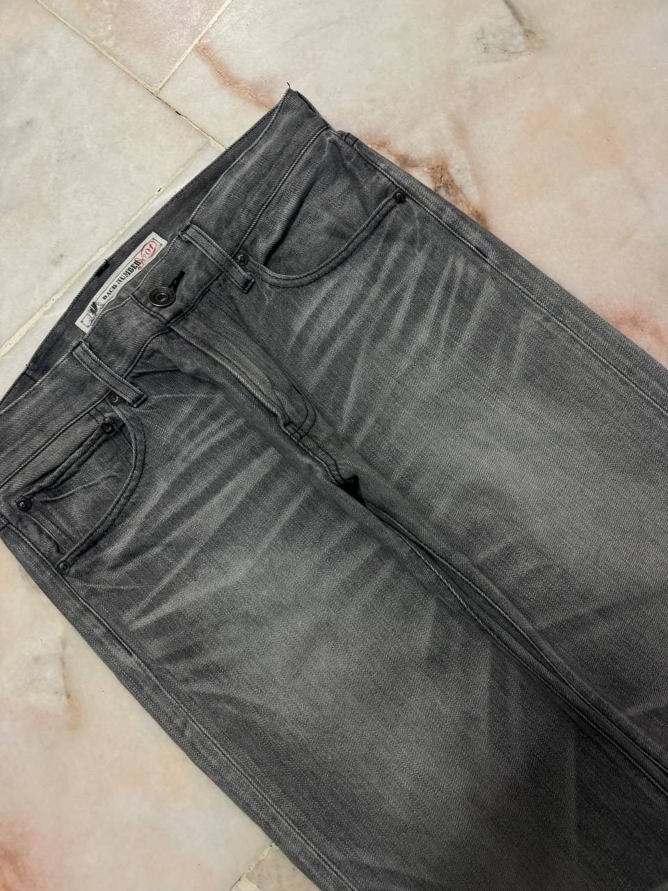 Japanese Brand Vintage Back Number Insane Whisker Honeycomb 90s Style Jean Size US 30 / EU 46 - 6 Thumbnail