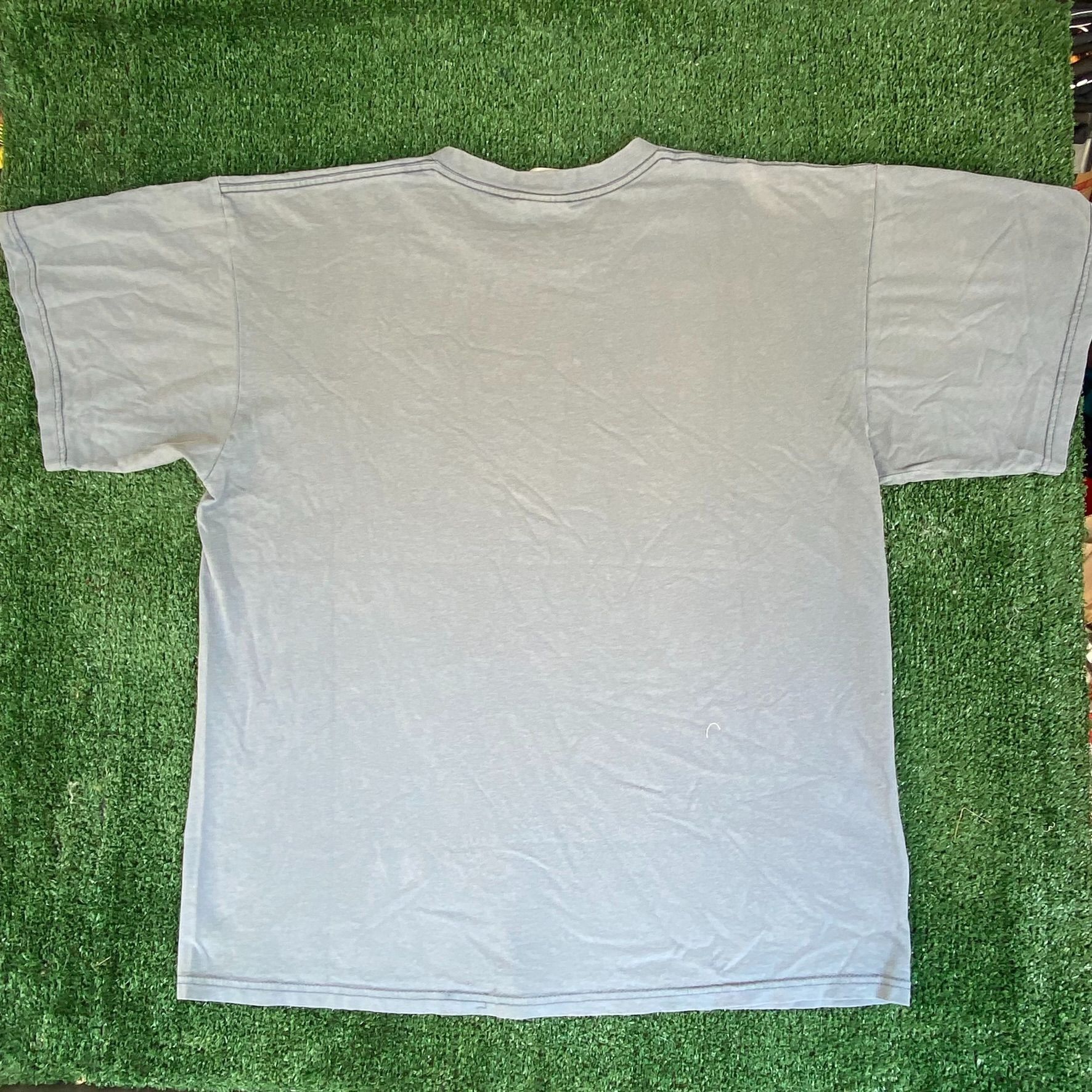 Nike Vintage Y2K Nike Logo Shirt Blue Embroidered Athletic Tee Size US L / EU 52-54 / 3 - 5 Thumbnail