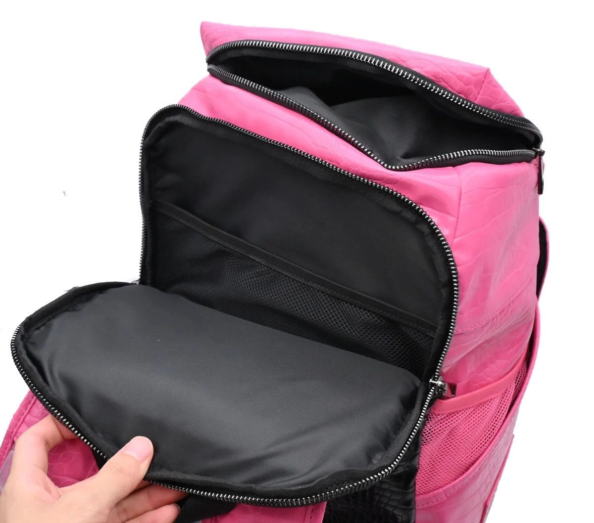 Other Allure County Alite Crocodile Leather Bacpack Size ONE SIZE - 6 Thumbnail