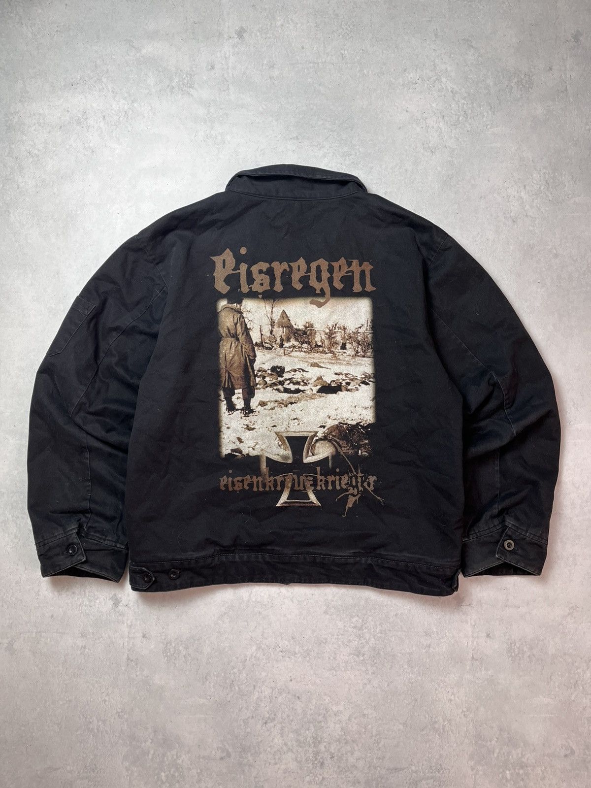 Vintage VERY RARE Eisregen Vintage Band Work Detroit Style Jacket Size US L / EU 52-54 / 3 - 1 Thumbnail
