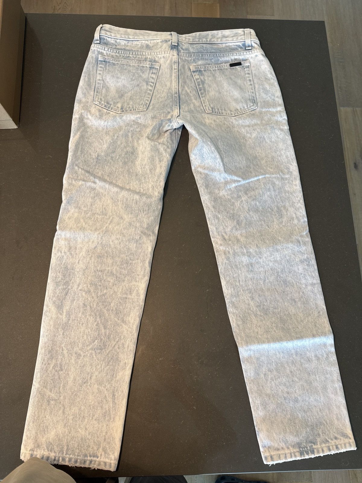 Saint Laurent Paris YSL Denim Jeans - Straight Slim Fit Size US 30 / EU 46 - 2 Thumbnail