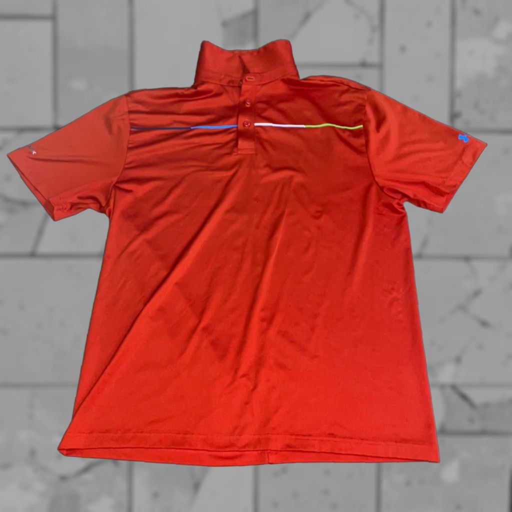 Under Armour Under Armour HeatGear Polo Shirt Mens Size L Gold Size US L / EU 52-54 / 3 - 1 Thumbnail