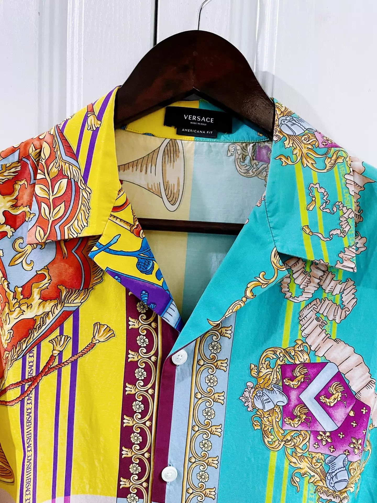 Versace Versace Runway Limited Crown Bowling Short Sleeve Tee Size US M / EU 48-50 / 2 - 5 Thumbnail