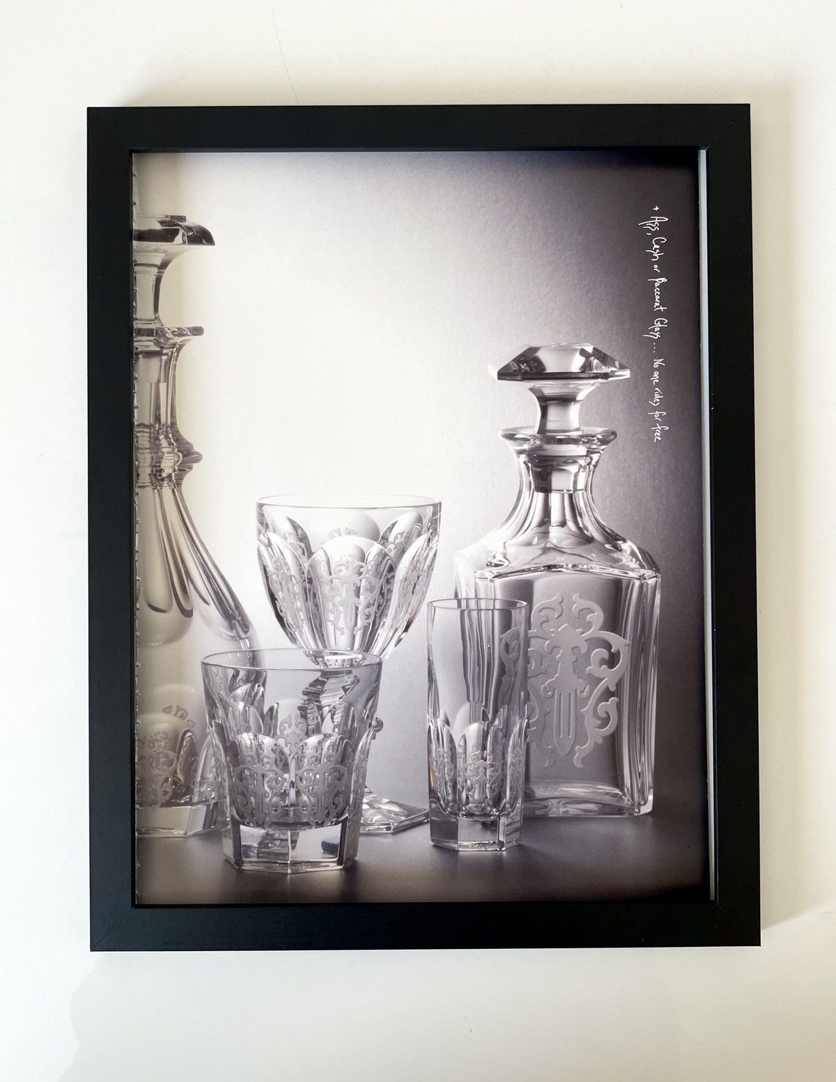 Chrome Hearts × Vintage Chrome Hearts Framed poster 9x11 Size ONE SIZE - 1 Thumbnail