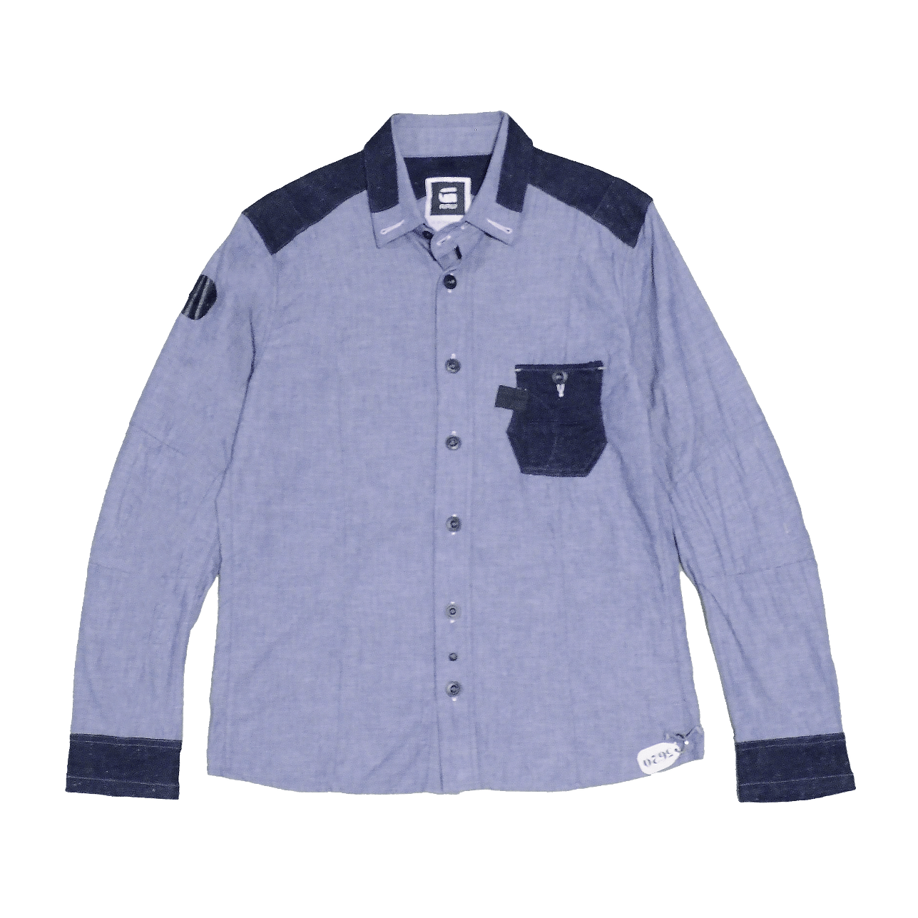 G-Star G-star Raw Comic Denim Shirt Overshirt Size M Blue Size US M / EU 48-50 / 2 - 1 Thumbnail