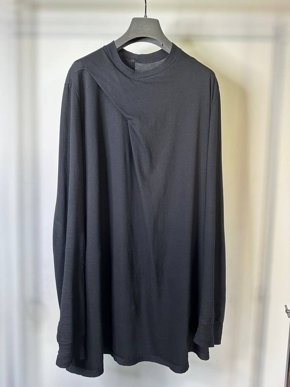 Rick Owens Rick Owens Black long-sleeved T-shirt Size US L / EU 52-54 / 3 - 2 Thumbnail