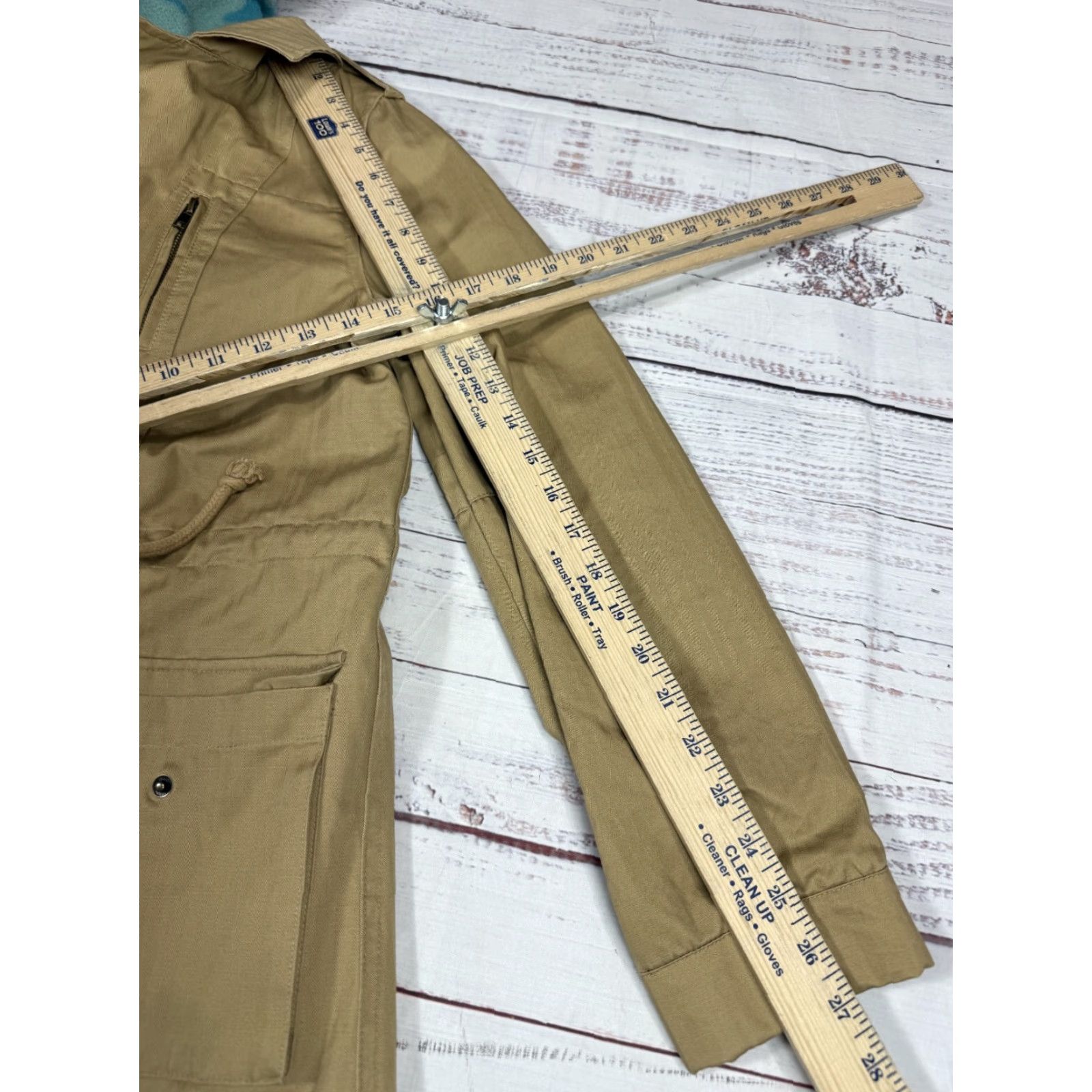 Vintage Tasha Polizzi Parka Jacket Women Tan Aztec Lining Faux Fur Trim Sz S Mid-Length Long Sleeve Zip Snap Size S / US 4 / IT 40 - 3 Thumbnail