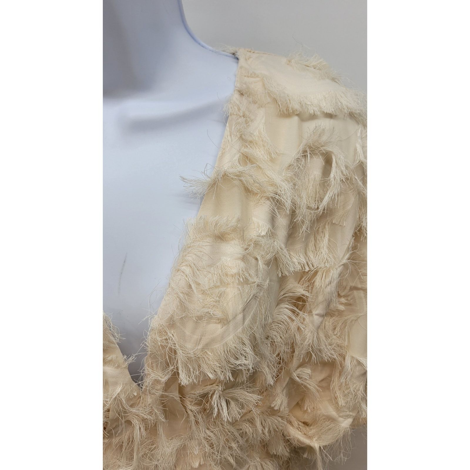 Asos ASOS EDITION Textured Cinched Pleat Waist Mini Dress Size 6 Size S / US 4 / IT 40 - 8 Thumbnail