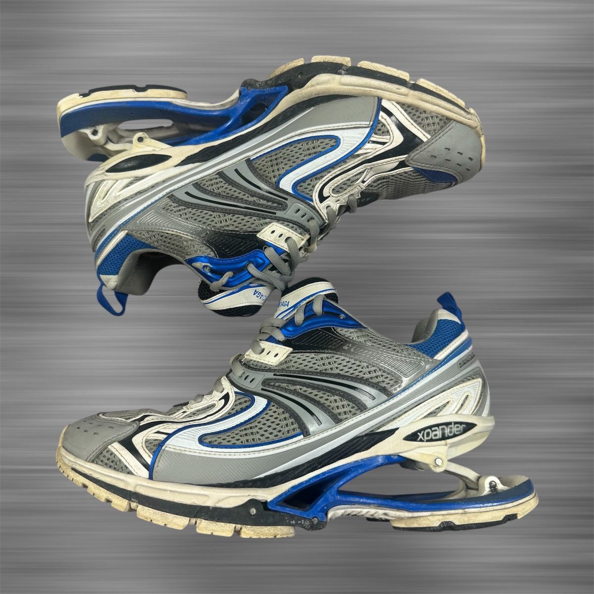 Balenciaga Balenciaga SS22 X-Pander ‘Blue/Silver’ Shoes Size US 9.5 / EU 42-43 - 2 Thumbnail