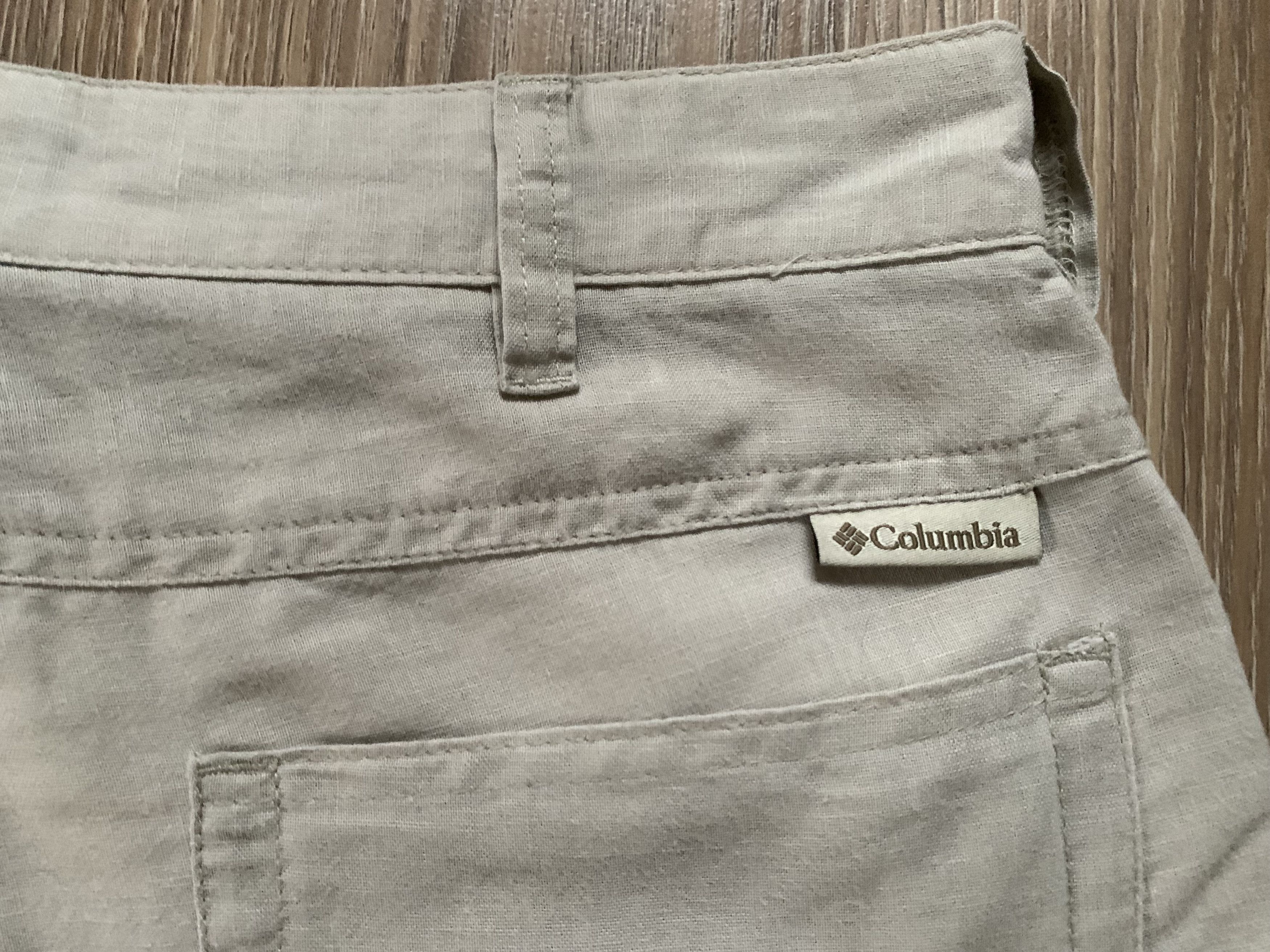 Columbia Mens Linen Outdoor Pants Trousers