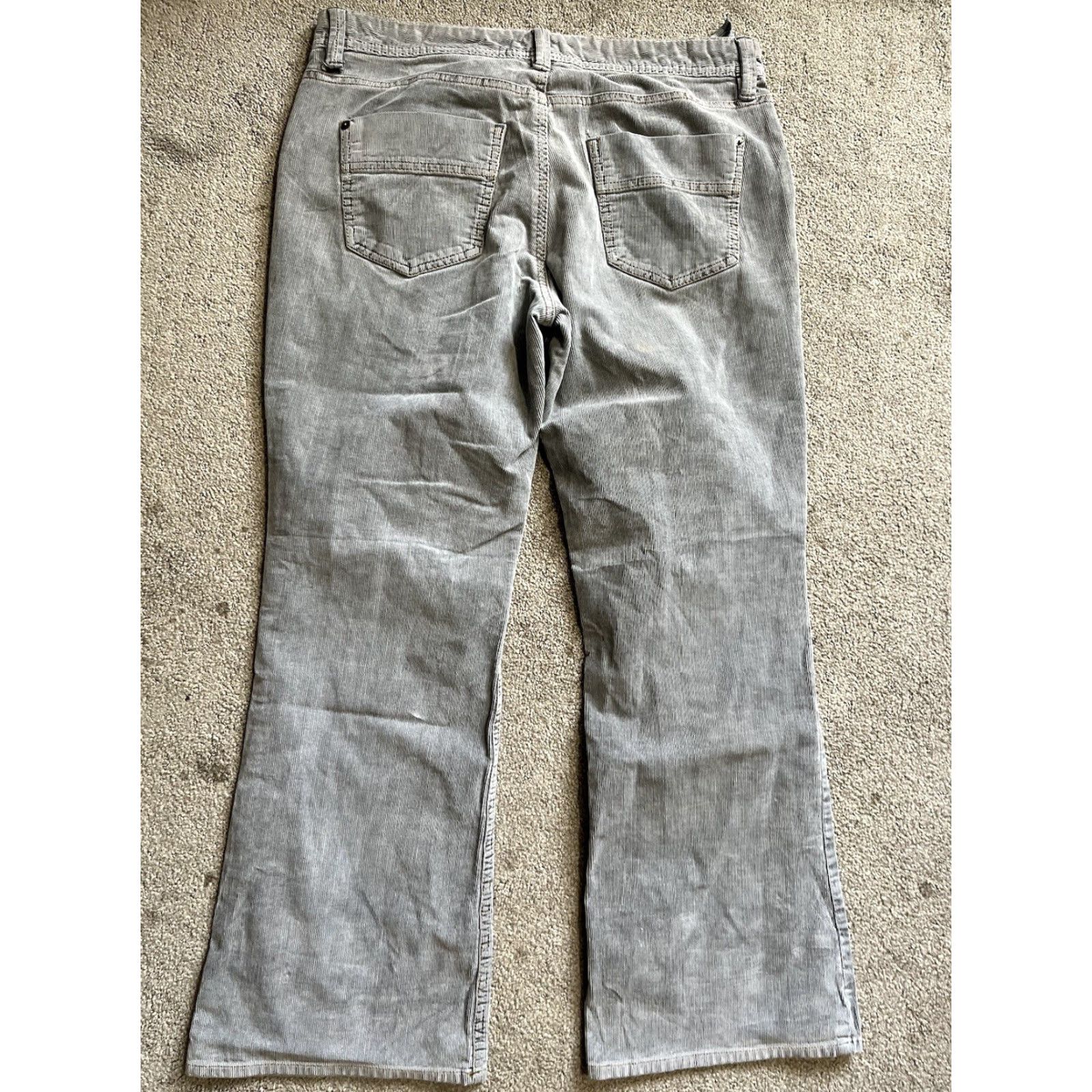 Eddie Bauer Eddie Bauer Pants Womens 10P Corduroy Classic Fit Stretch Gray Pants Size 32" / US 10 / IT 46 - 3 Thumbnail